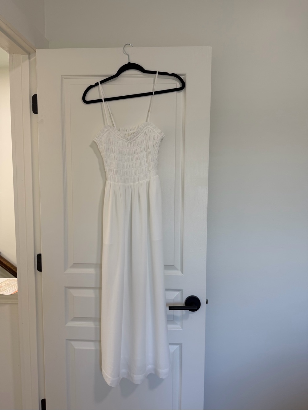 NWOT Classic White Smocked Dress